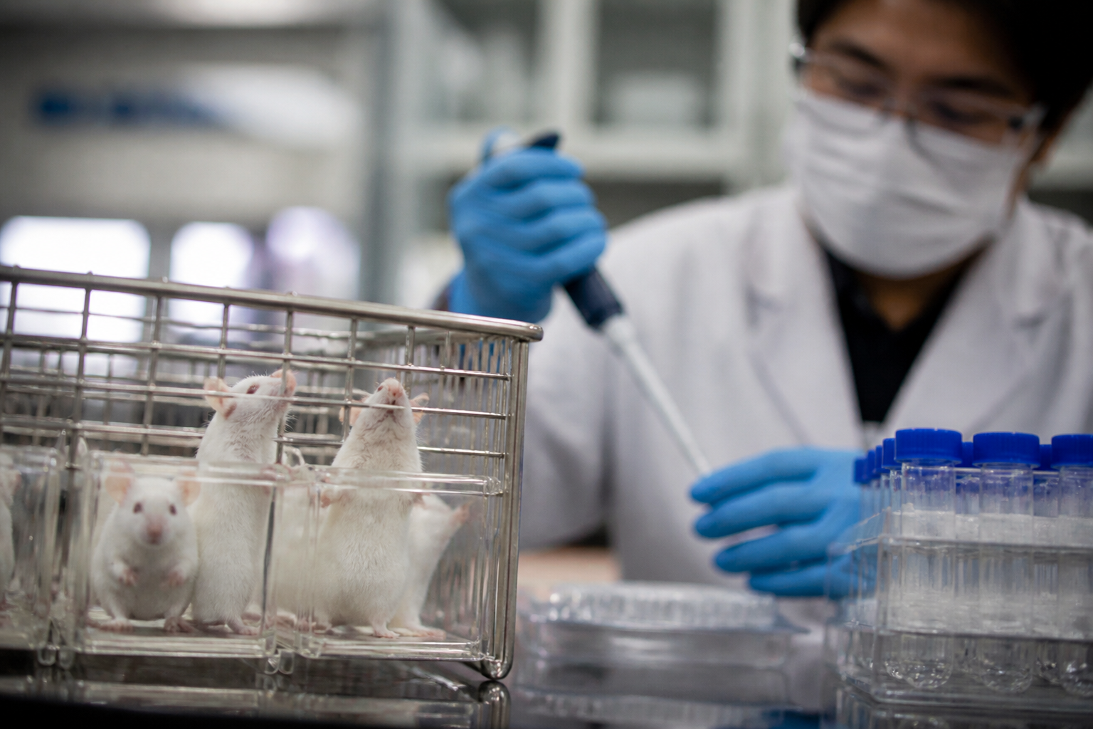 Kimchi bacterium doubled nanoplastic excretion in mice in early lab study