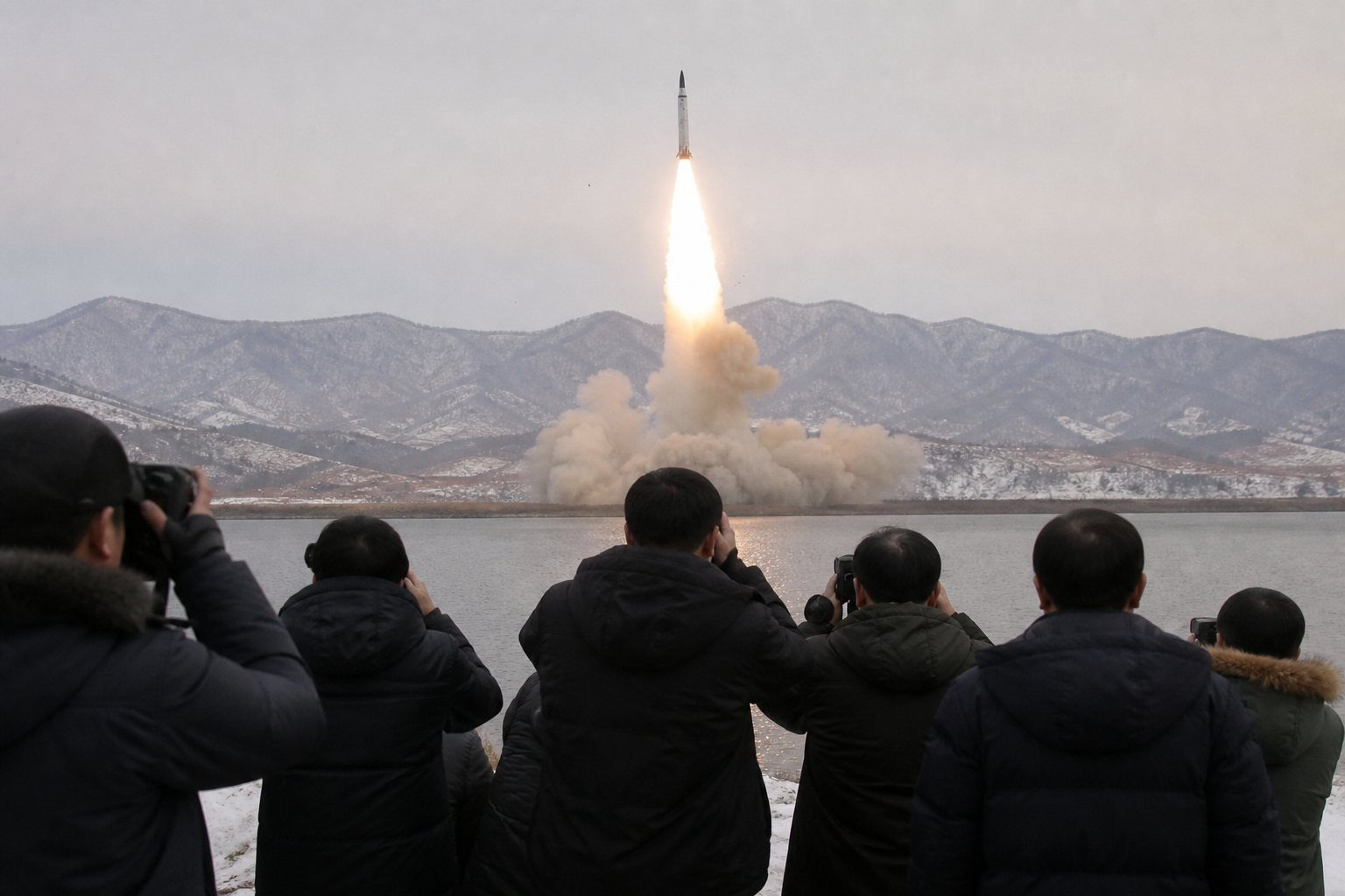 North Korea Fires Missiles To Protest Exercise About North Korea Firing Missiles