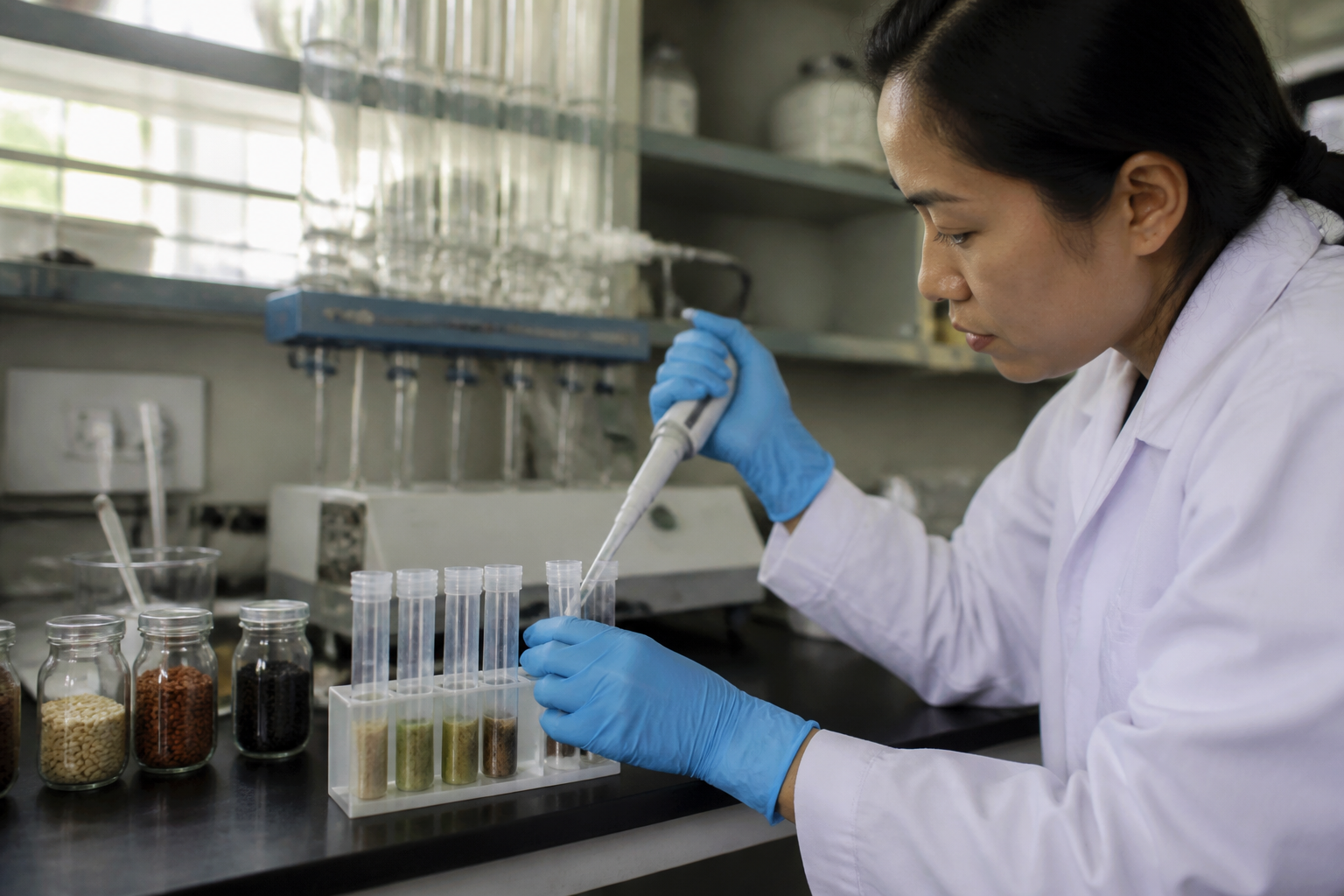 Black and green rice broke down more slowly in lab digestion tests