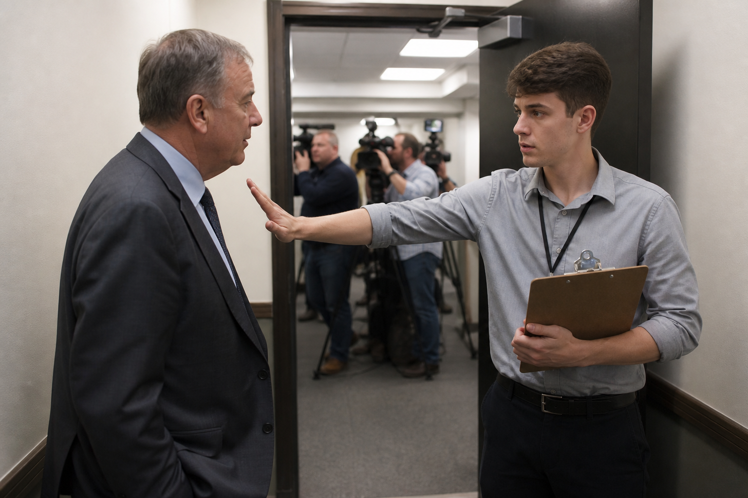 Peter Baker Covers 11 Presidents, Stopped At Door By Intern With A Clipboard
