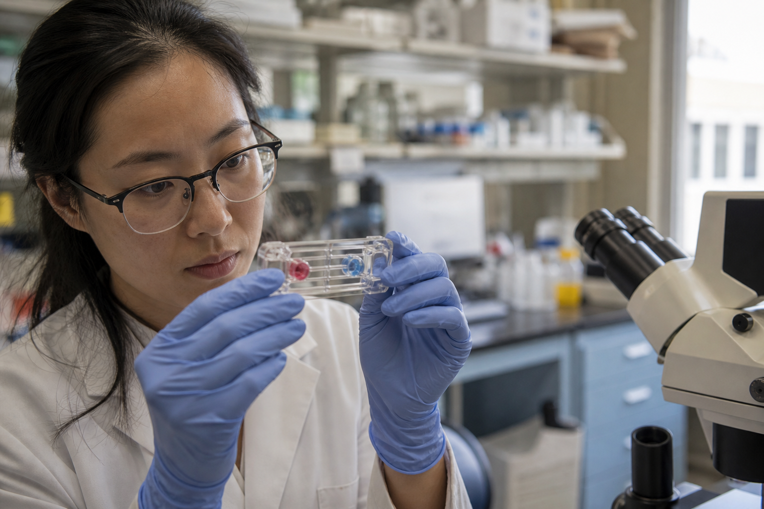 Lab-built bone marrow chip shows how antibody cells settle and survive