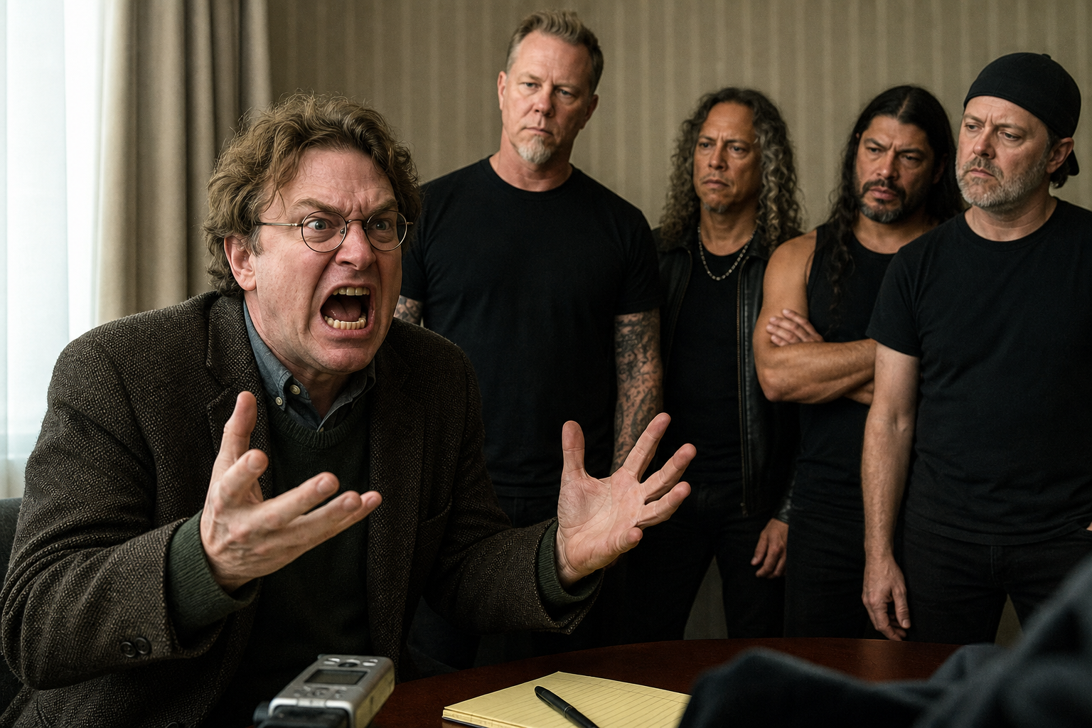 Music Critic Furious Metallica Four-Minute Song Fails To Cover Every Chapter Of Hemingway Novel
