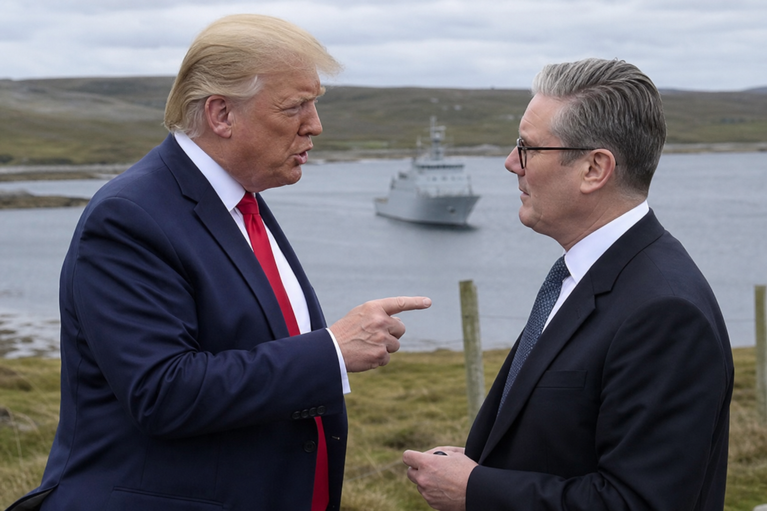 Trump Reminds Britain He Watched the Falklands War Very Carefully