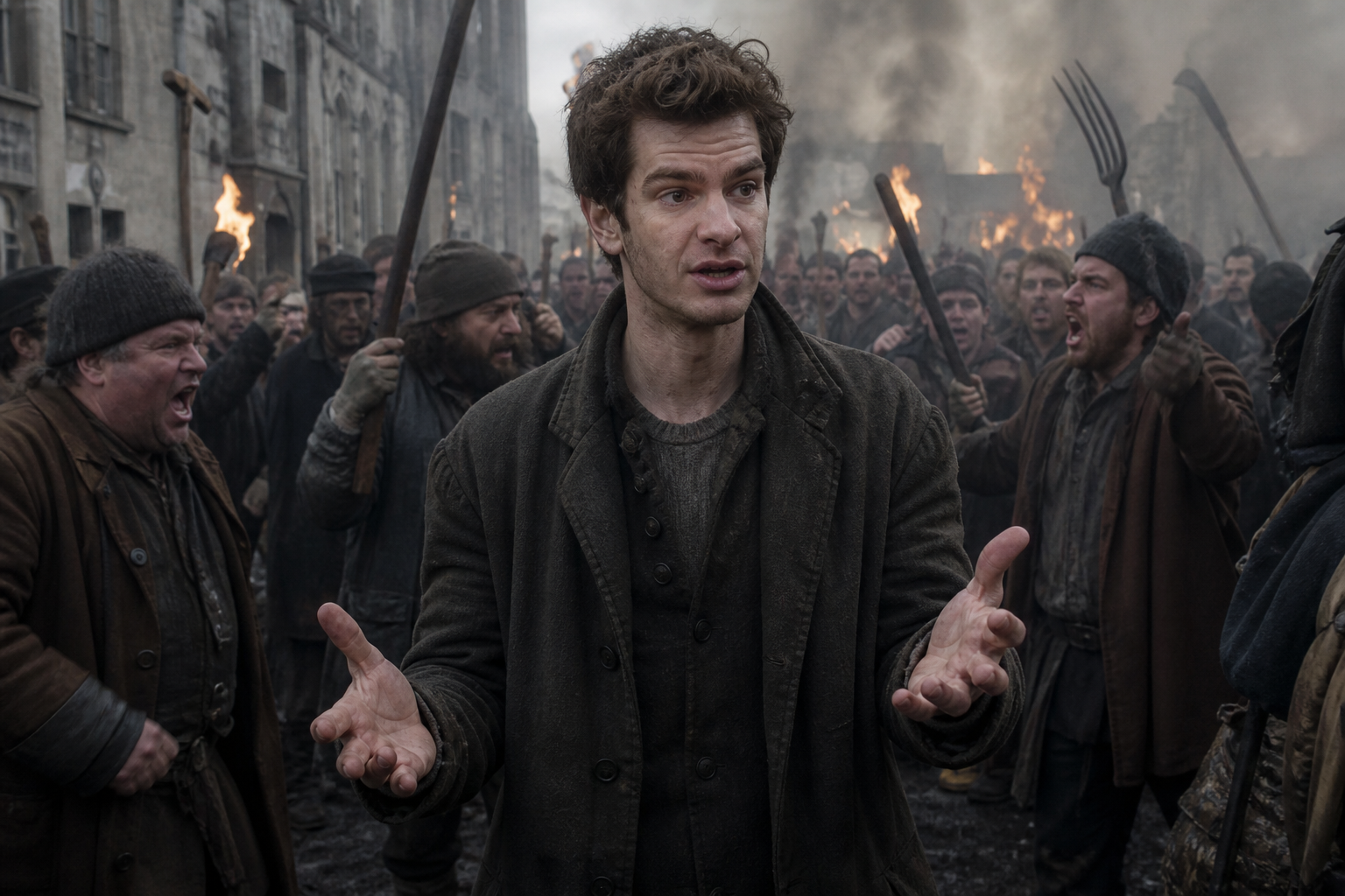 Andrew Garfield Warns Billionaires To Be Scared Then Complains Peasant Revolt Was Miserable