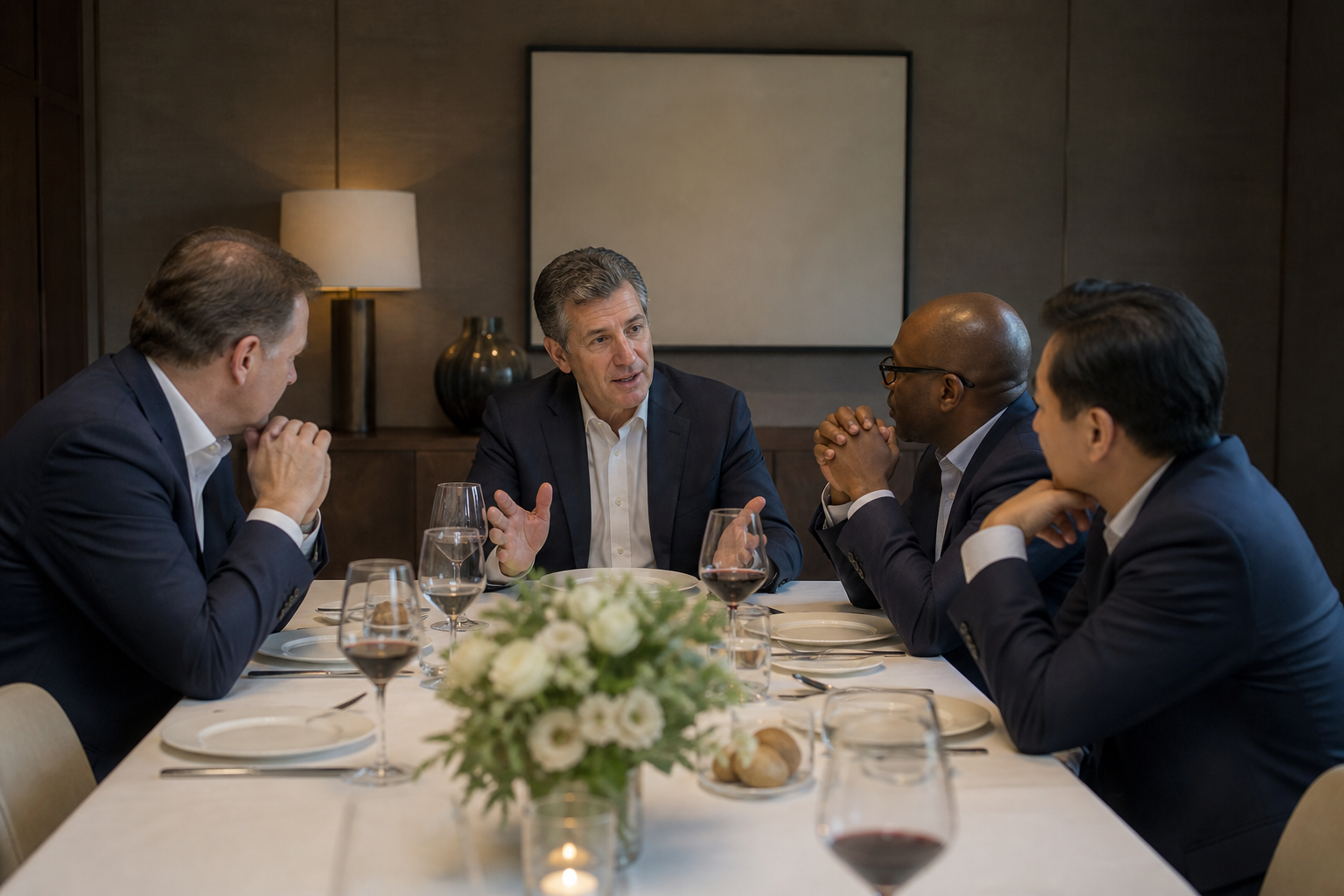 Jeff Bezos, Elon Musk and Tim Cook Had Dinner With Their Boss
