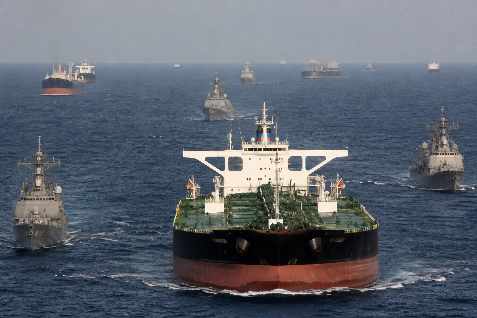 US Military Escorts 40 Oil Tankers Through Warzone Like Very Armed Uber Drivers
