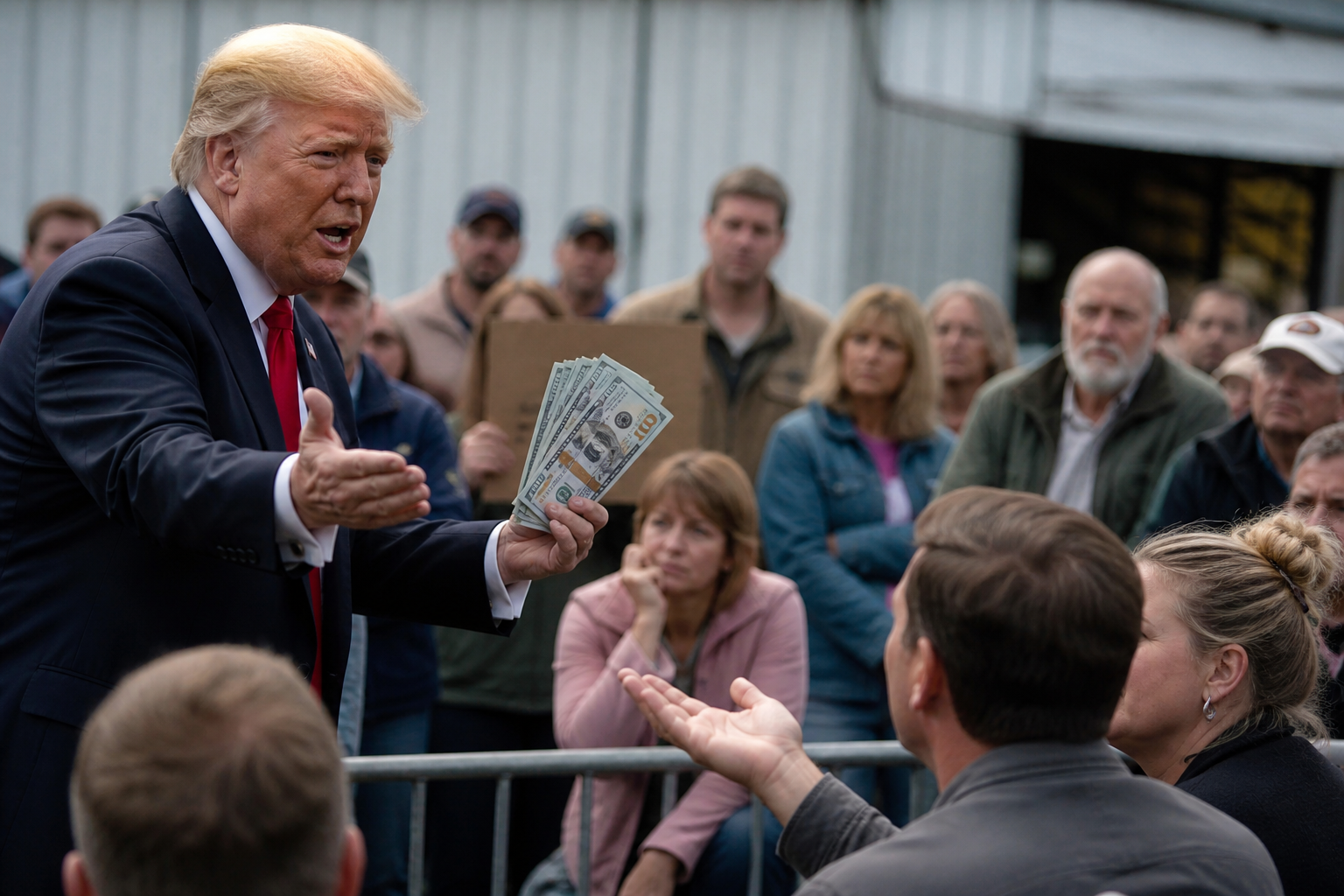 Trump Promises Voters $5,000, Republicans Offer To Form A Subcommittee Instead