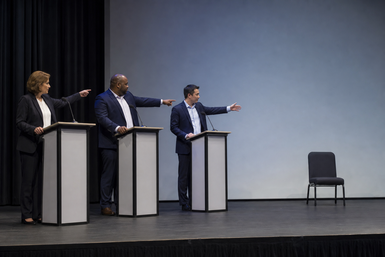 Three Men Are Running For President To Impress The Batman Who Never Apologized