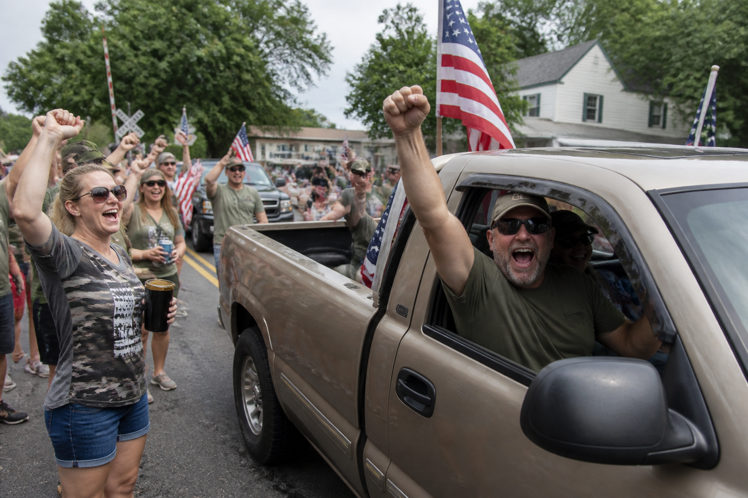 Gastonia Residents Cheer Being Described As A War Zone, Drive Home Fine