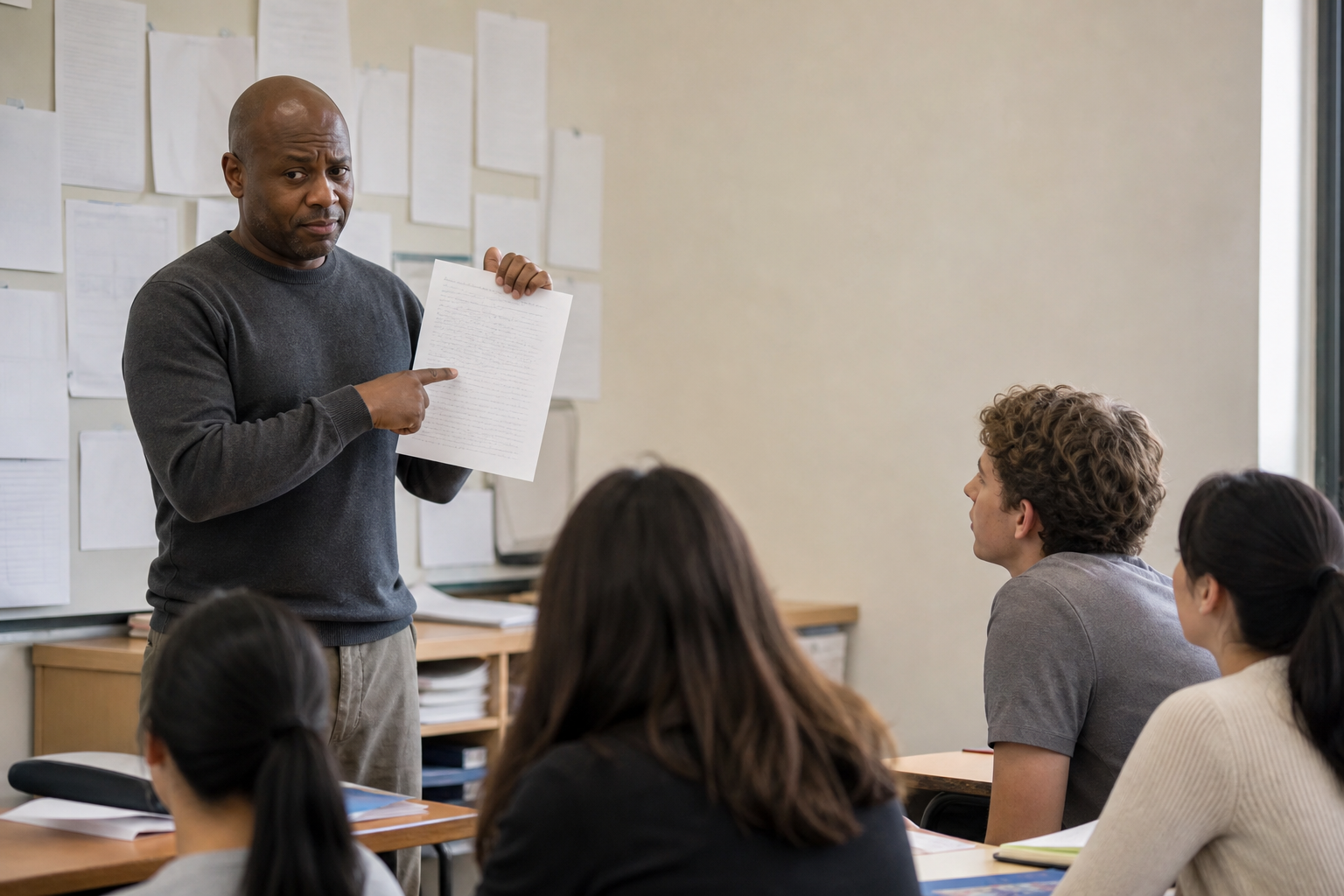 NYC Teachers Flagging AI Homework While Decorating Classrooms With AI Posters