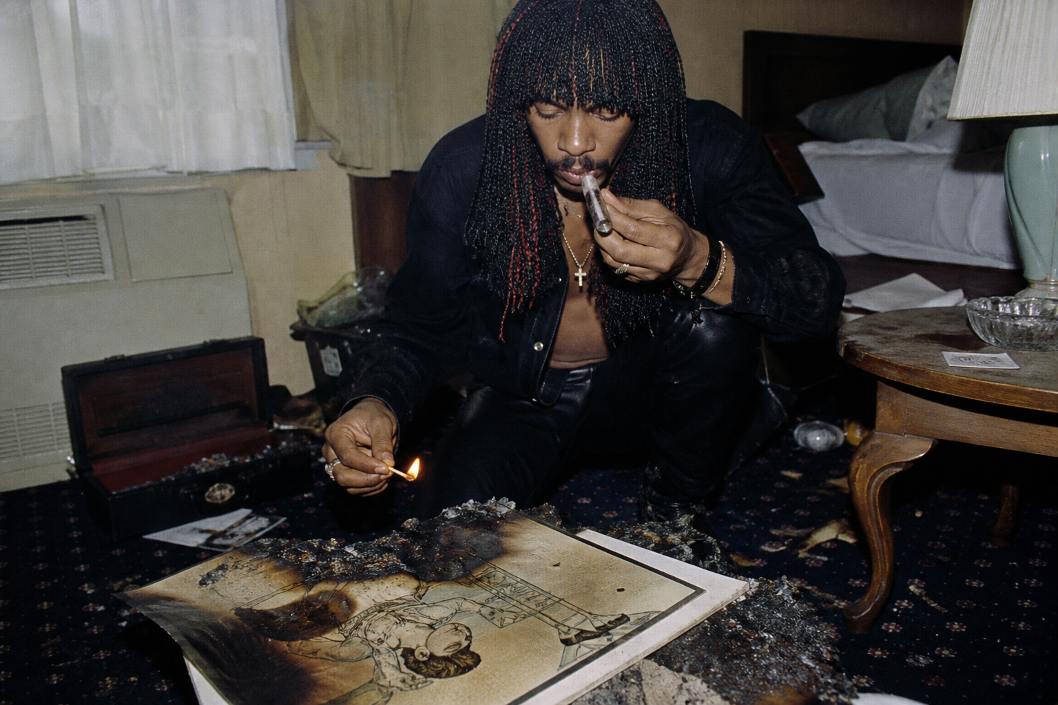 Rick James Burned a Salvador Dalí Original While Freebasing in a Hotel Room