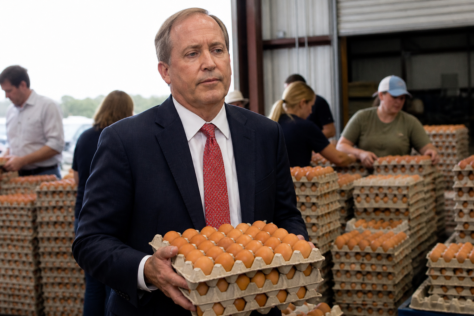 Texas AG Ken Paxton Announces He Is Now Personally In Charge Of All The Eggs