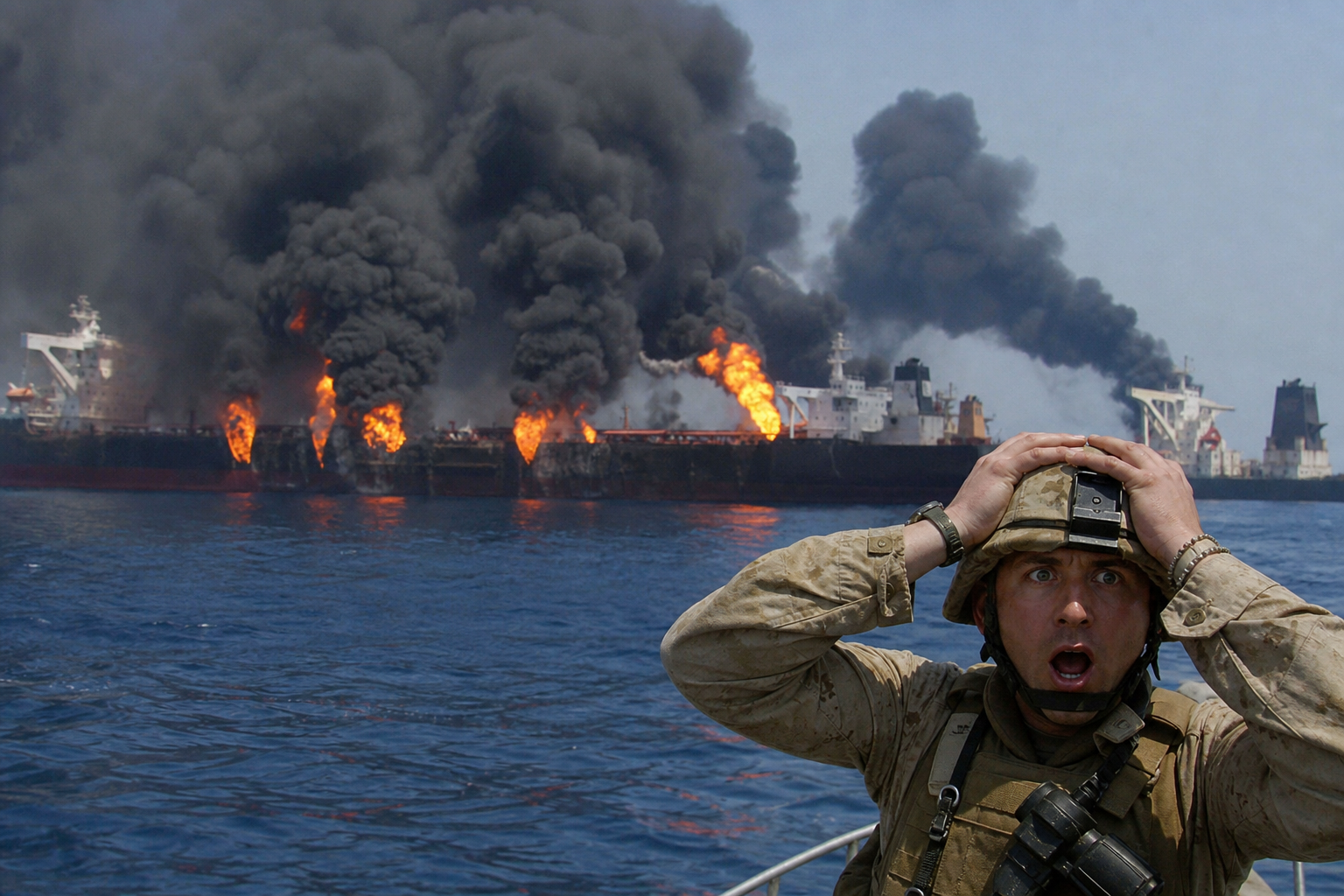 U.S. Blows Up Five Iranian Oil Tankers Then Acts Surprised Gas Is Four Dollars